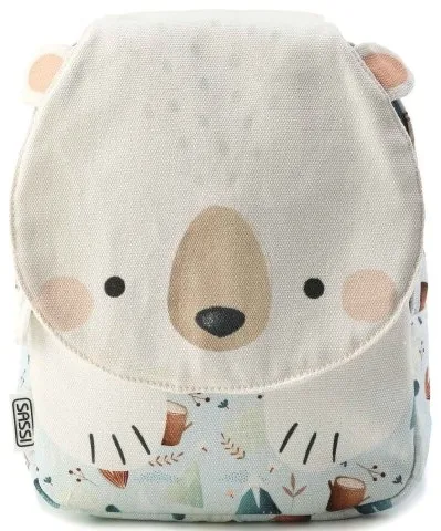 Ghiozdan de Gradinita Sassi Munchy The Bear 1 Compartiment Mini