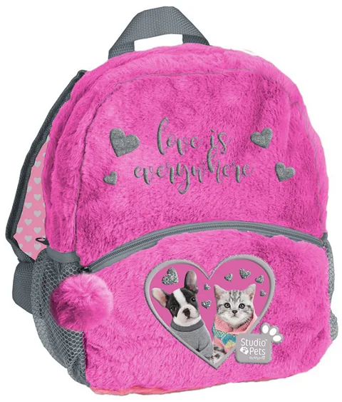 Ghiozdan de Plus Paso Studio Pets Love is everywhere Roz