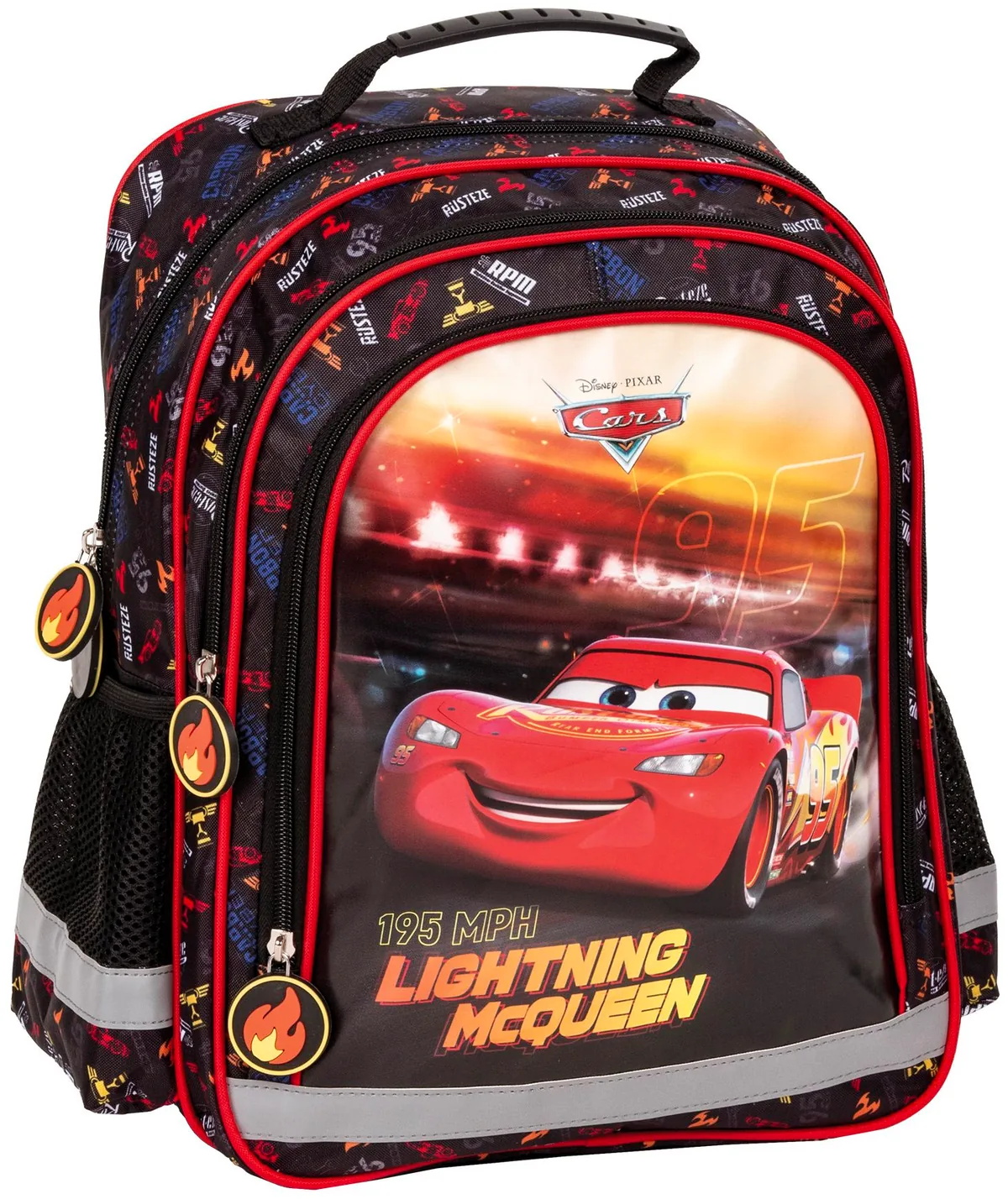 Ghiozdan Derform Cars 50 3 Compartimente