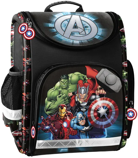 Ghiozdan Dur Ergonomic Paso Avengers 1 Compartiment