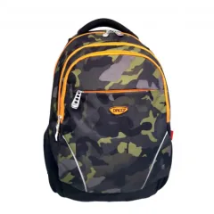 Ghiozdan ECADA Baieti Gimnaziu Liceu Verde Camuflaj 44.5x34x18cm