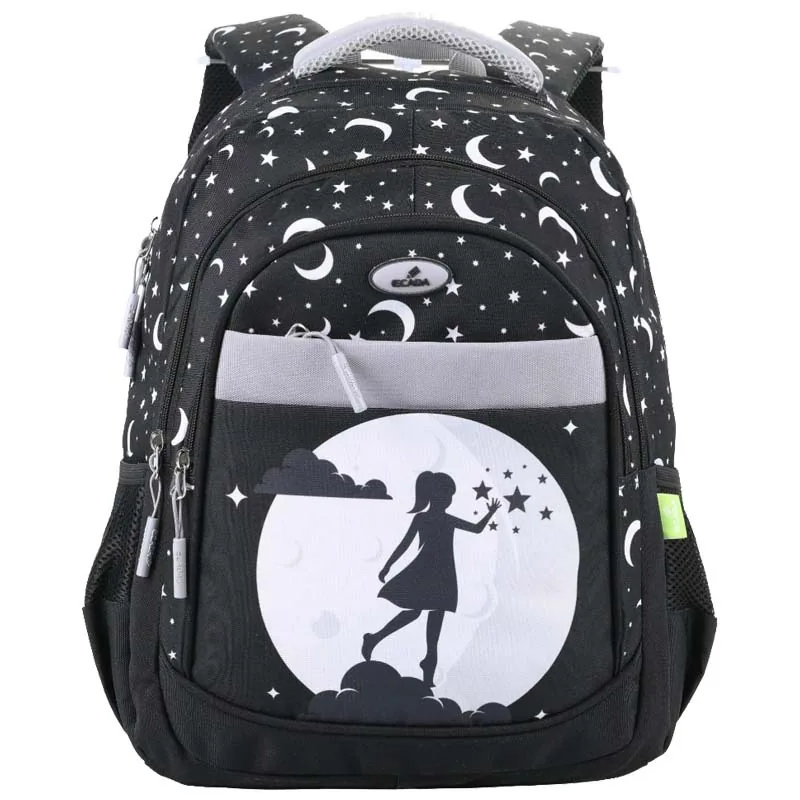 Ghiozdan Ecada Luna Negru 46x32x18cm