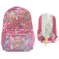 Ghiozdan Ecada Unicorn 41x30x13cm Paiete Fete