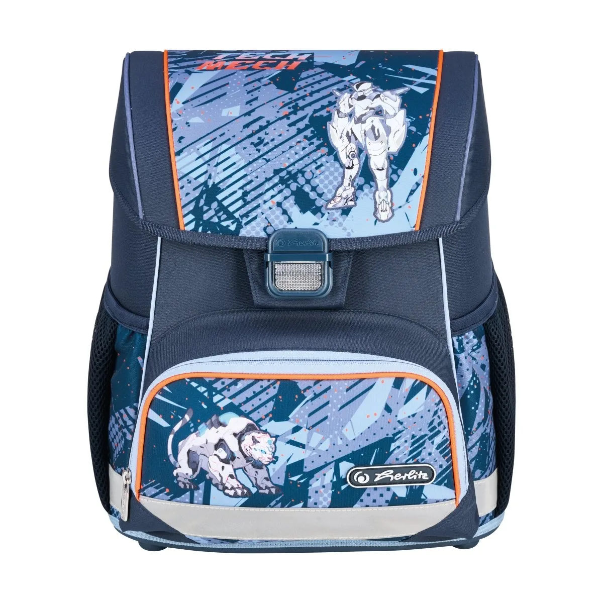 Ghiozdan Echipat Herlitz Loop Plus Techmech 37x31x22cm