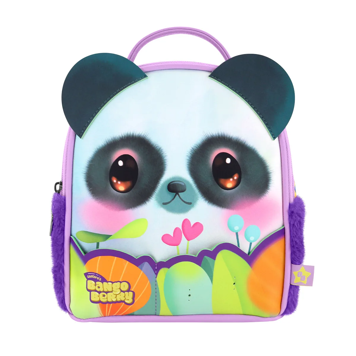 Ghiozdan Gorjuss Bangoberry cu Set Pinuri Pally Panda 21x23x9cm