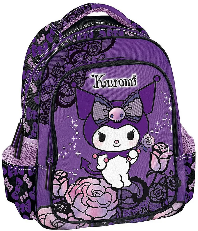 Ghiozdan Grădiniță Graffiti Kuromi Purple Laces