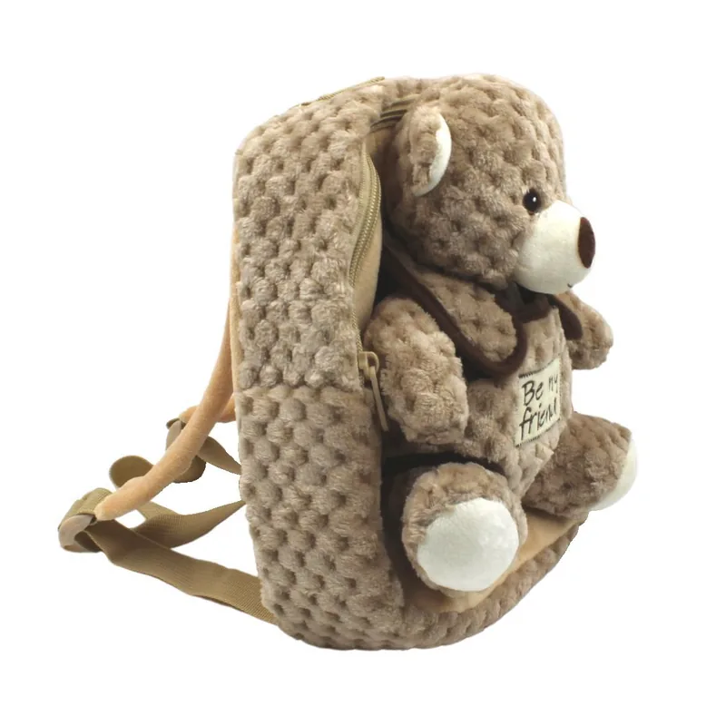 Ghiozdan Grădiniță Perletti Be My Friend cu Ursulică Pluș Detașabil 21cm