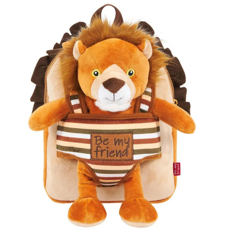 Ghiozdan Grădiniță Perletti Be My Friend Reversibil Leuț de Plus Detașabil 21cm