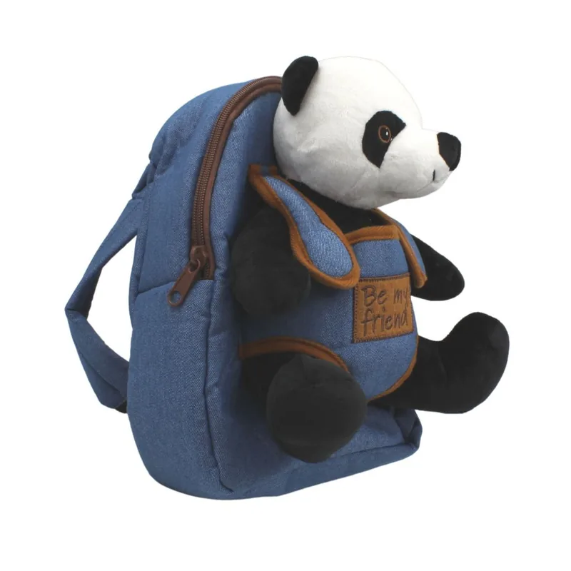 Ghiozdan Grădiniță Perletti Be My Friend Urs Panda Pluș Detașabil 21cm
