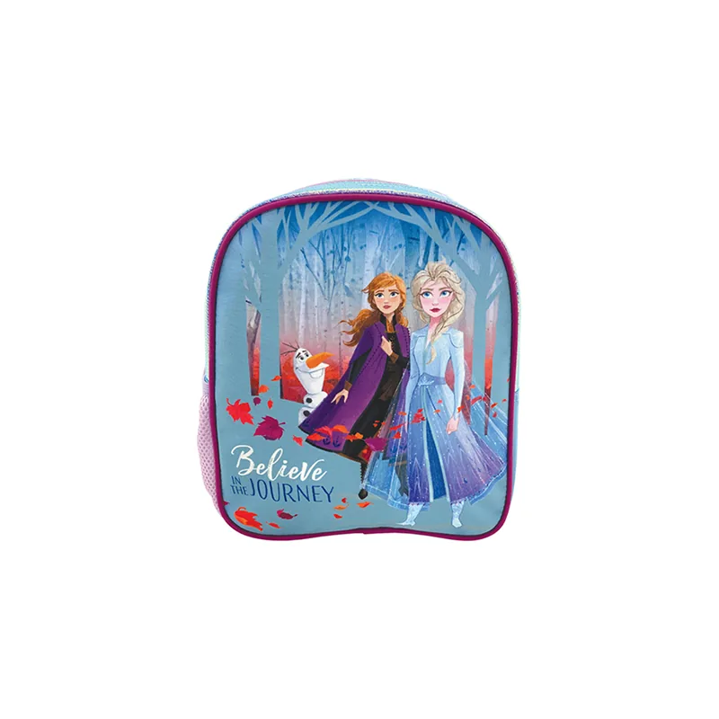 Ghiozdan Gradinita Pigna Frozen 2 Albastru-Violet 28x24x9cm