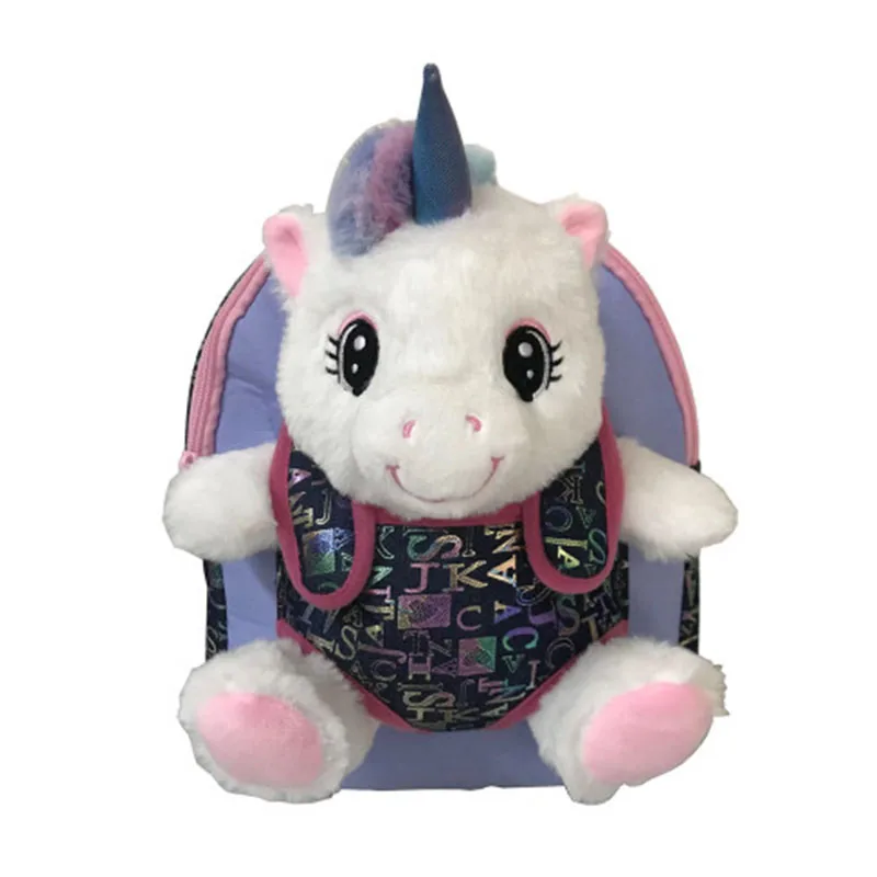 Ghiozdan Gradinita S-Cool Baby Animals Unicorn 28x23x8cm