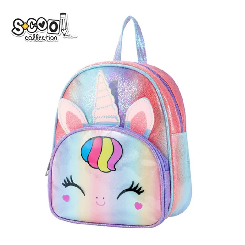 Ghiozdan Gradinita S-Cool Glitter Unicorn 25x32x11cm