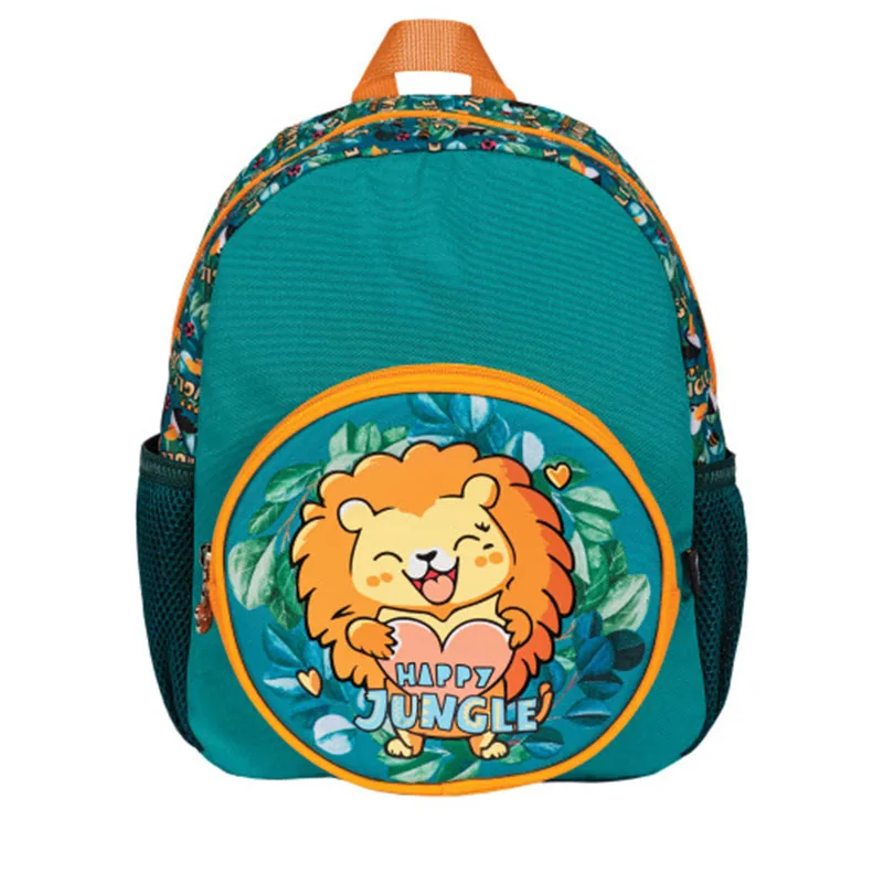 Ghiozdan Gradinita S-Cool Happy Jungle 31x24x9cm