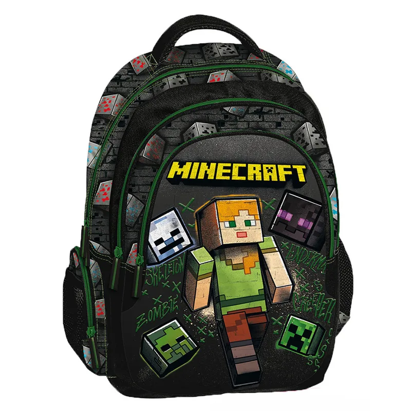 Ghiozdan Graffiti Minecraft Street 3 Compartimente