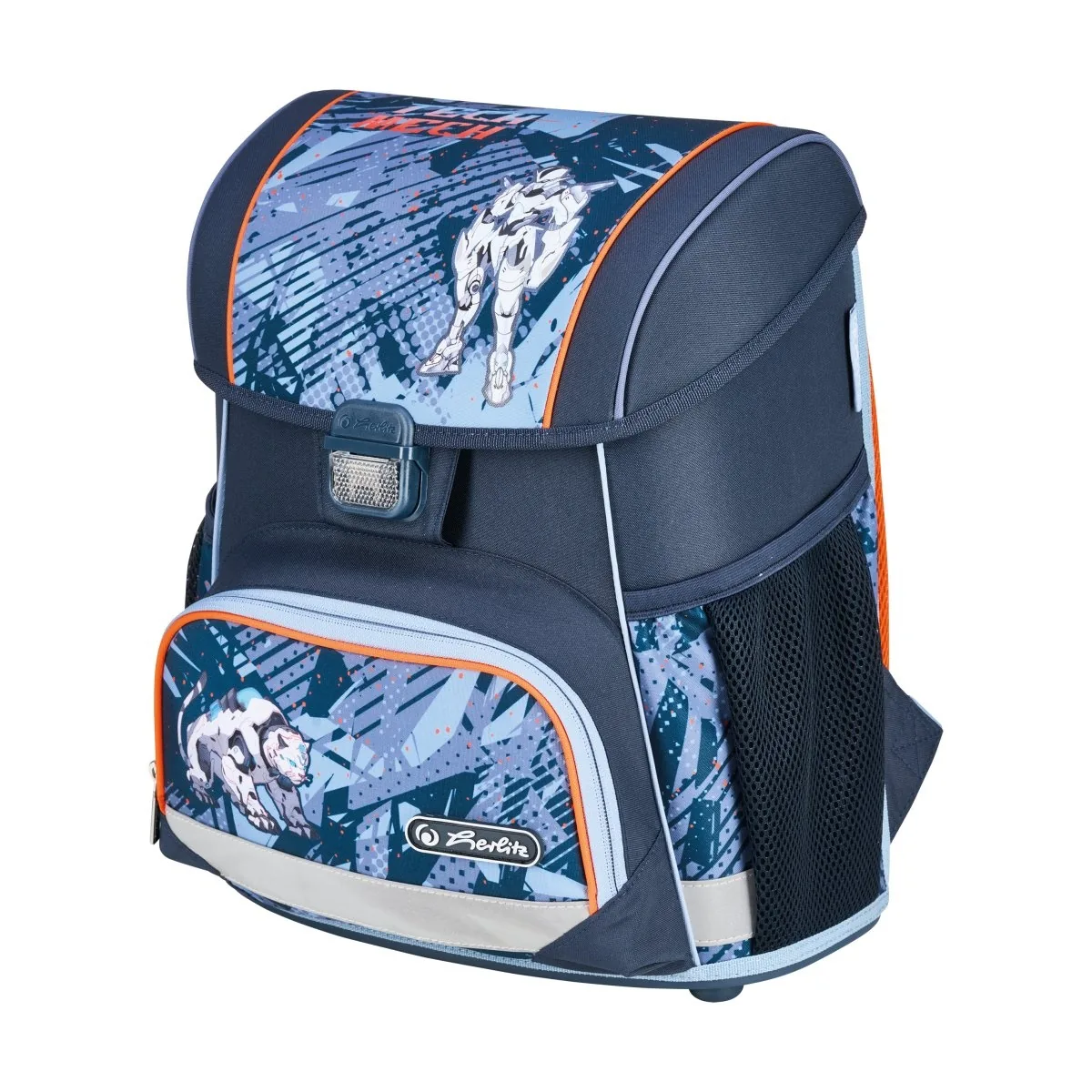 Ghiozdan Herlitz Loop Techmech 37x31x22cm 17L Negru