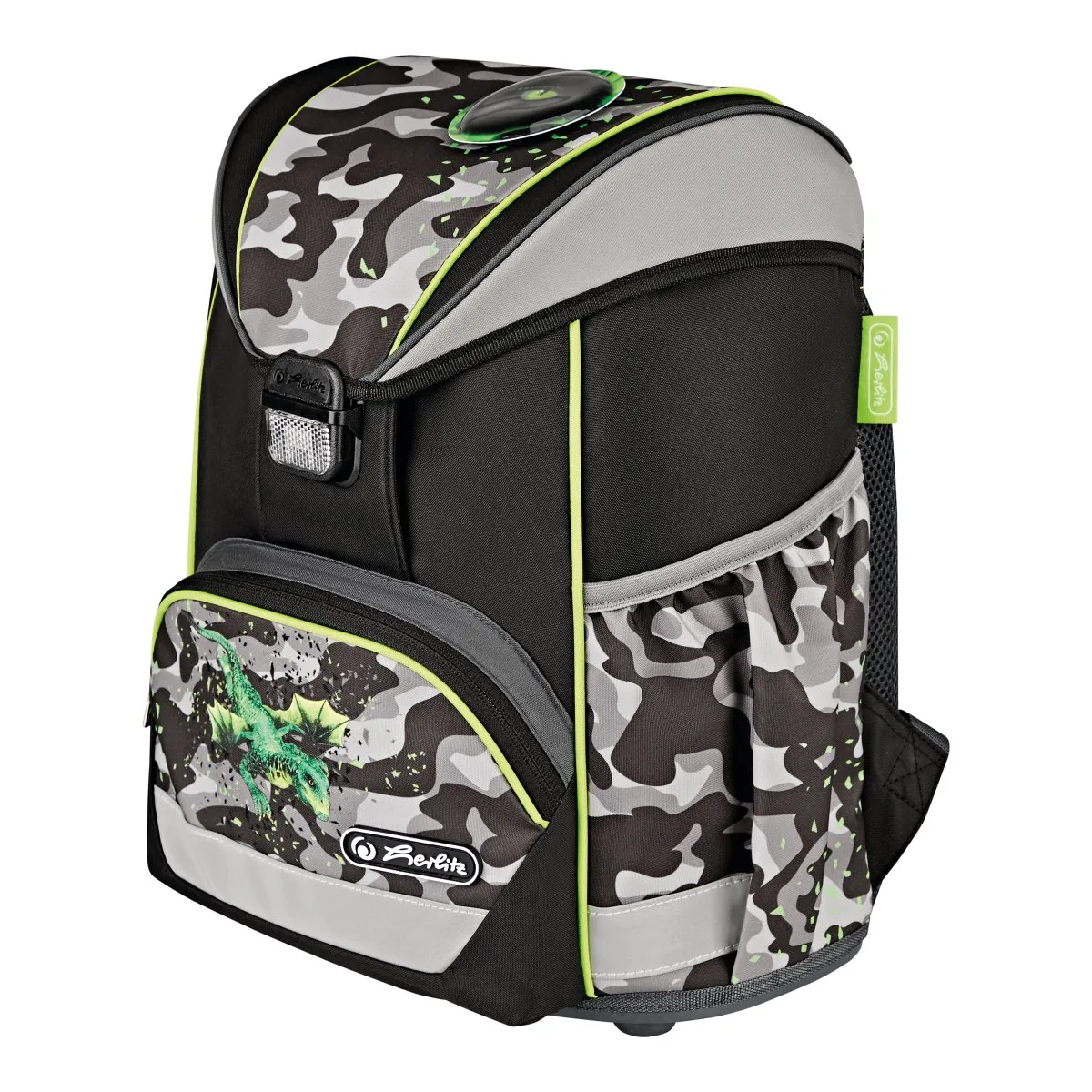 Ghiozdan Herlitz UltraLight 36x28x21cm Camo Dragon