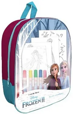 Ghiozdan IMC Toys Frozen pentru Grădiniță cu Trusa de Colorat