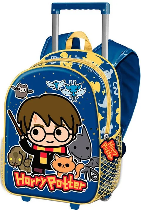 Ghiozdan Karactermania Harry Potter 3D cu Roti