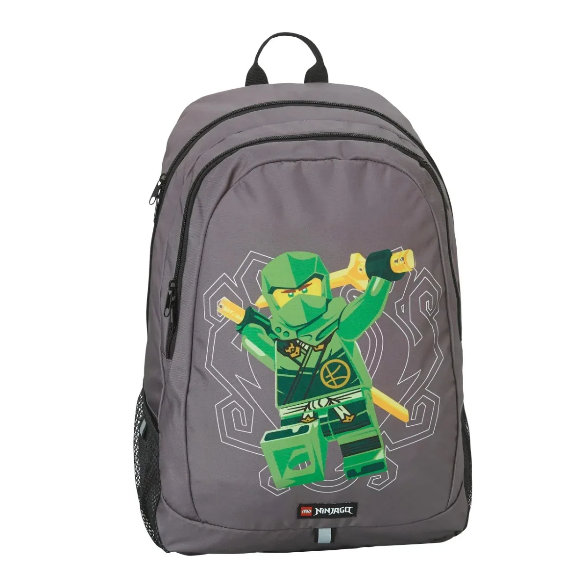 Ghiozdan LEGO Ninjago 2 Compartimente Verde