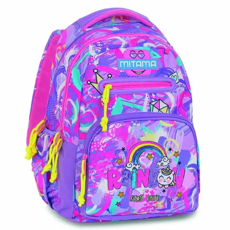 Ghiozdan Mitama Plus Rainbow 42x35x26cm 30l