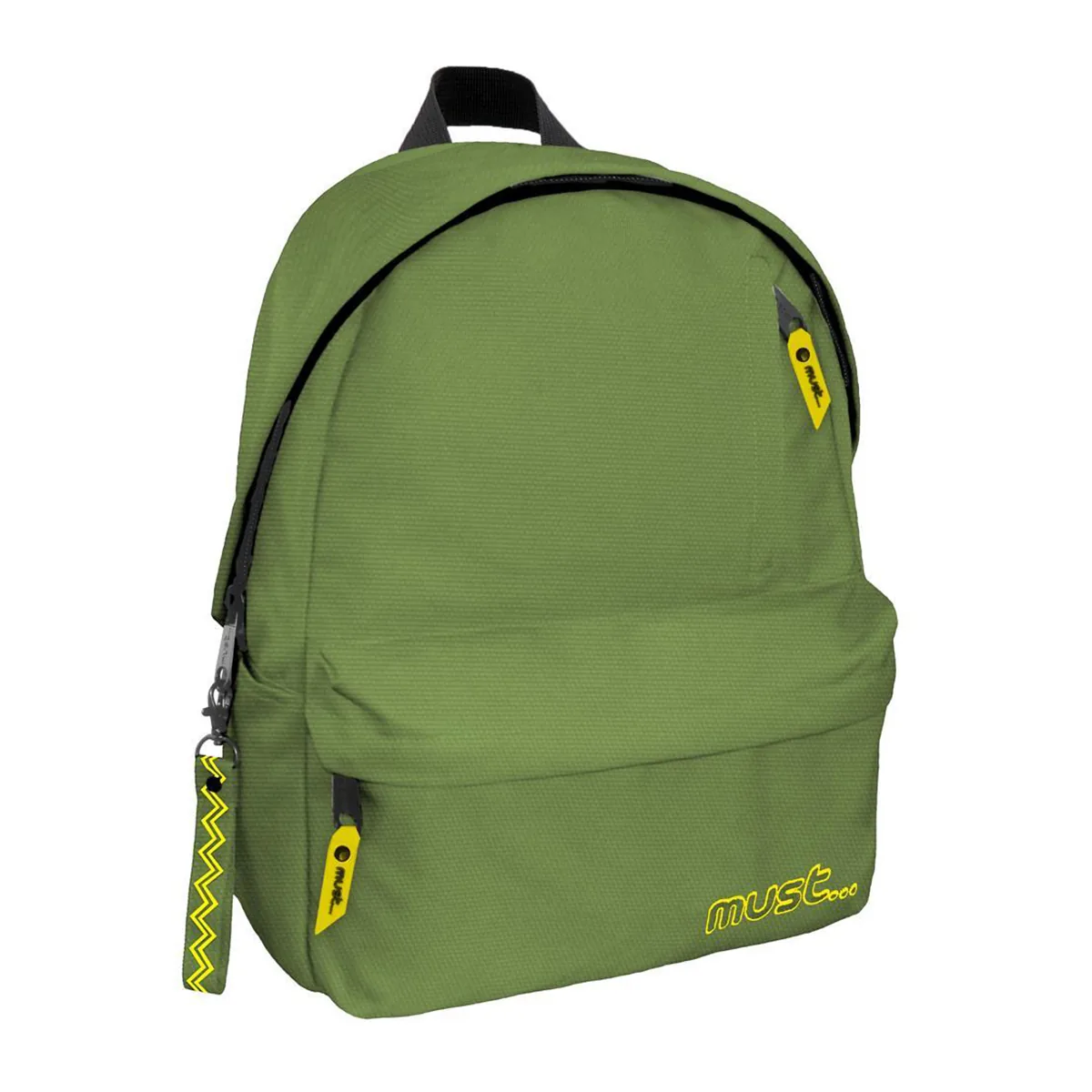 Ghiozdan Must 4 Compartimente 32x17x42cm Olive
