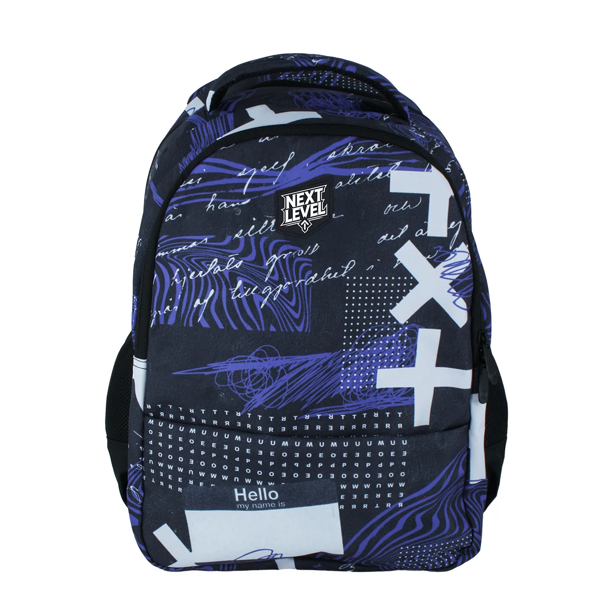 Ghiozdan Next Level Hello 2 Compartimente 32L 48x33x20cm