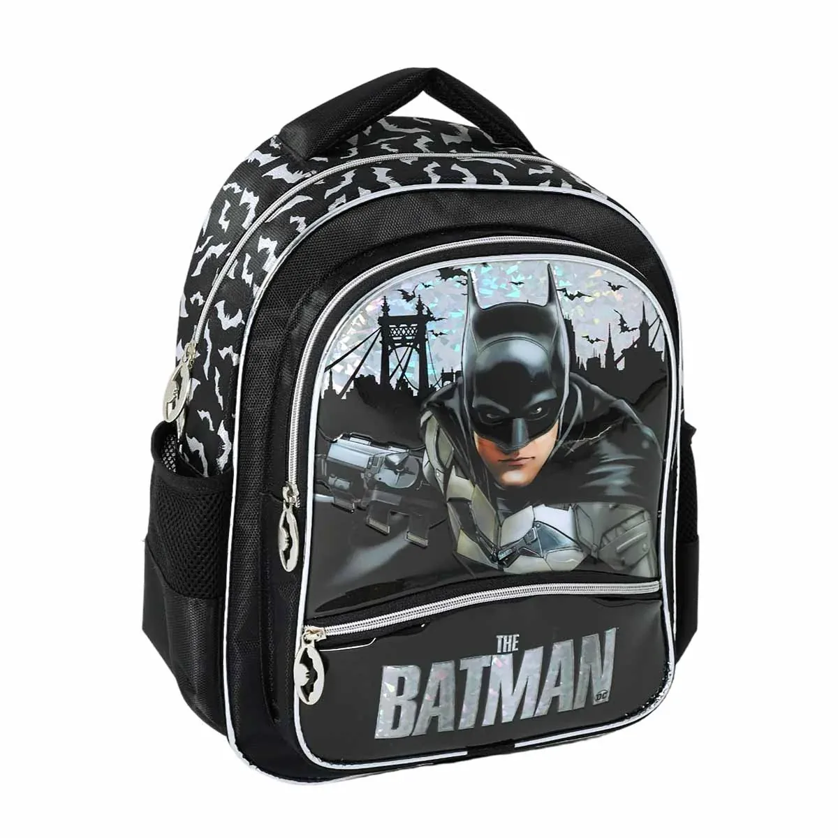 Ghiozdan Obm Batman 3 Compartimente