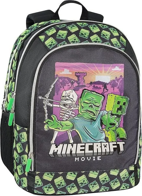 Ghiozdan Panini Minecraft Movie 3 Compartimente