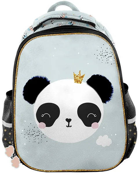 Ghiozdan Paso Panda Dur Ergonomic Clasele 1-4 2 Compartimente