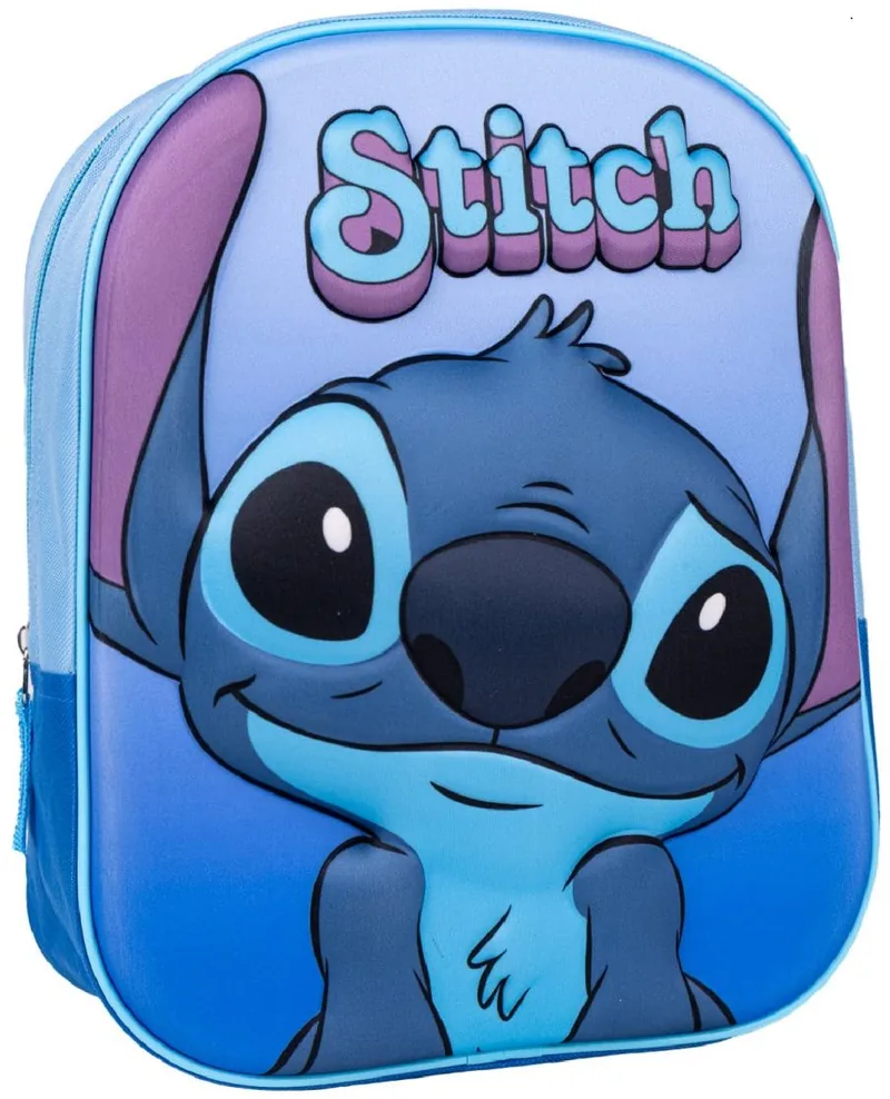 Ghiozdan pentru Gradinita Cerda Stitch 3D Albastru