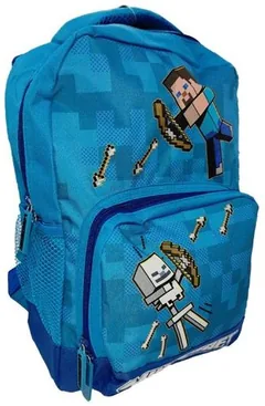 Ghiozdan pentru Gradinita Fashion UK Uwear Minecraft Steve and Skeleton