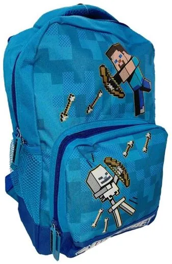 Ghiozdan pentru Gradinita Fashion UK Uwear Minecraft Steve and Skeleton