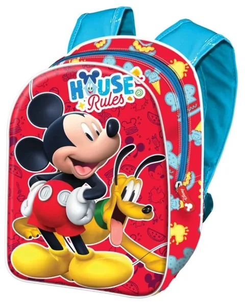 Ghiozdan pentru Grădiniță Karactermania Mickey Mouse Rules 3D