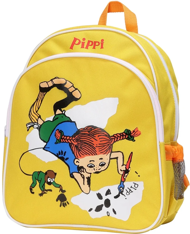 Ghiozdan pentru Gradinita Pippi Ciorapi Lungi Deseneaza Galben
