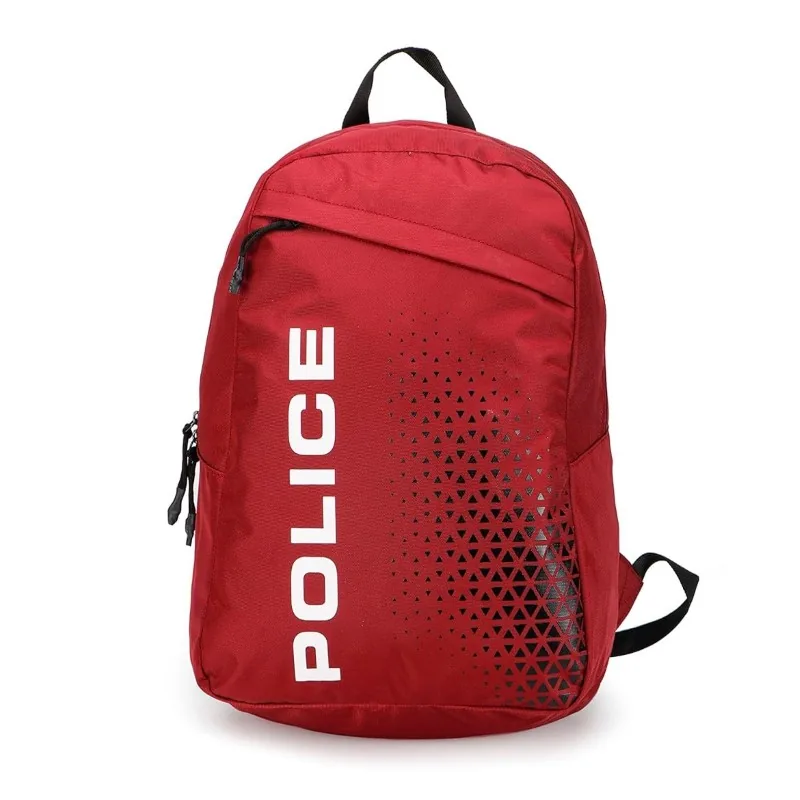 Ghiozdan Police Bertha Burgundy 45x30x15cm
