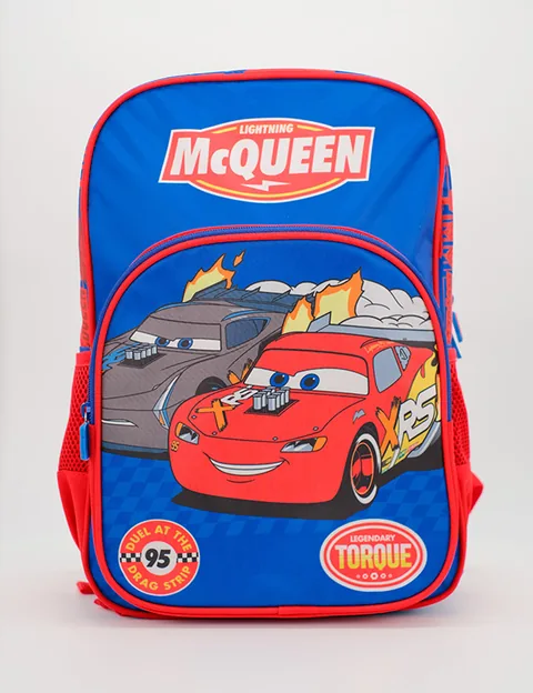 Ghiozdan Primar Litera Cars 38x27x12cm 1 Compartiment si Buzunar
