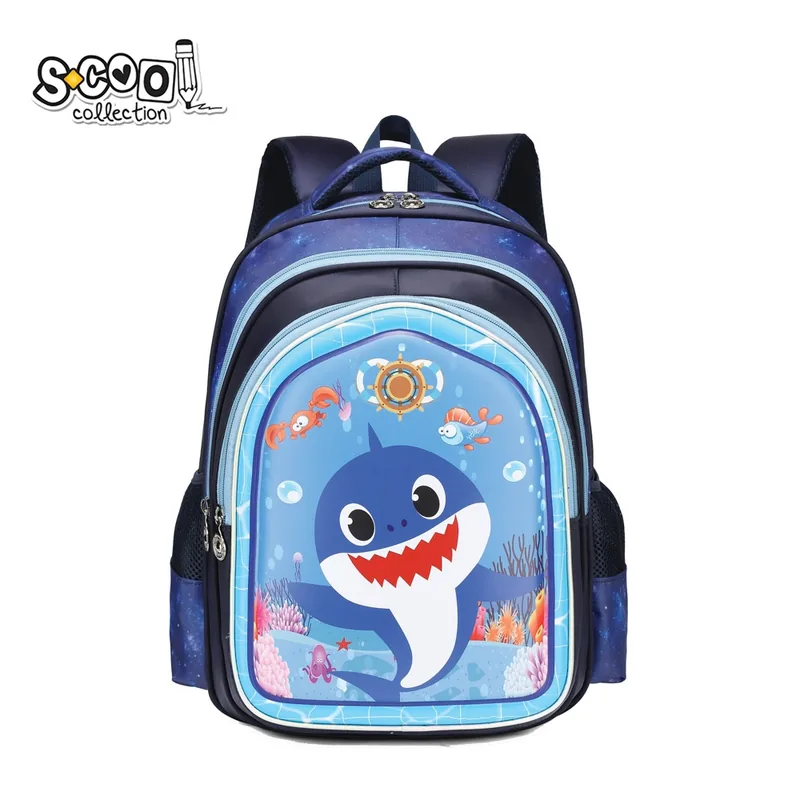 Ghiozdan S-Cool 3D Shark 41x31x24cm