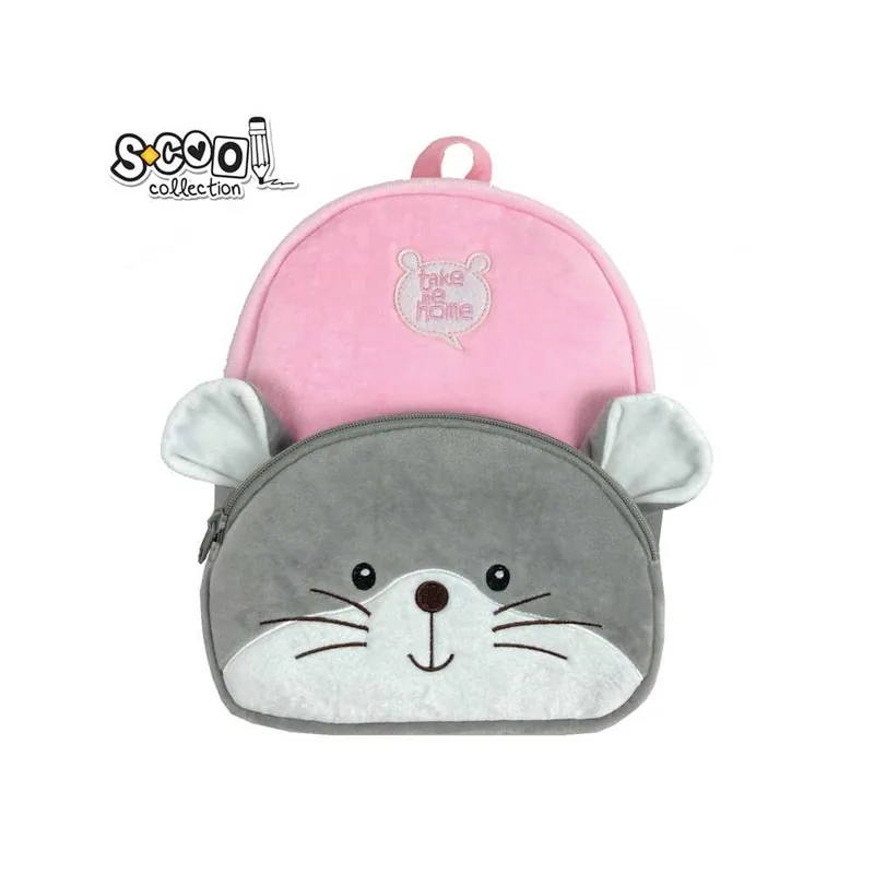Ghiozdan S-Cool Baby Animals Mouse 29x25x10cm