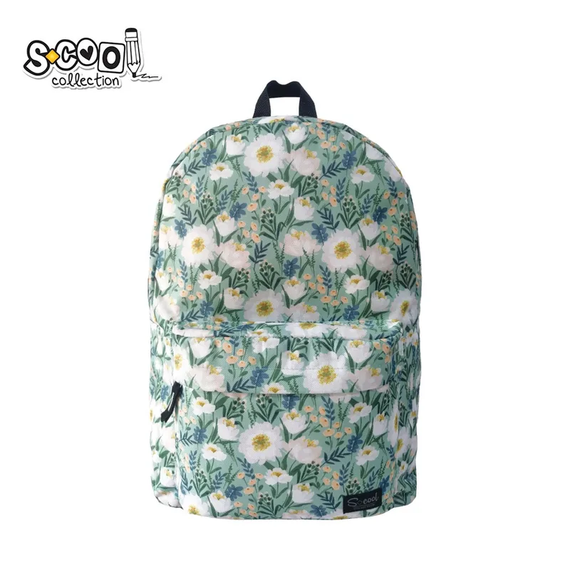 Ghiozdan S-Cool Classic 43x30x16cm Flowers