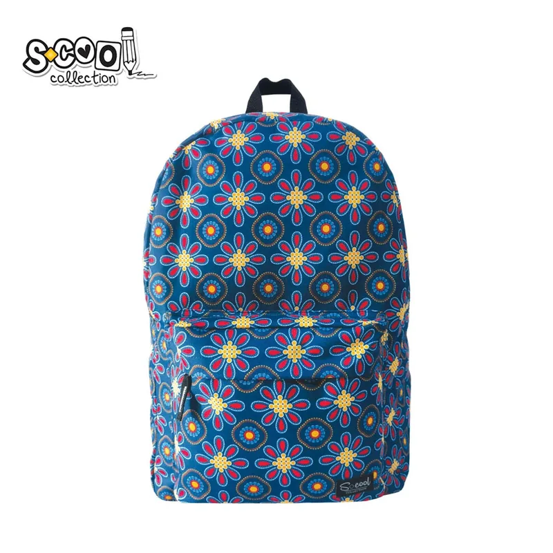 Ghiozdan S-Cool Classic Patterns 43x30x16cm
