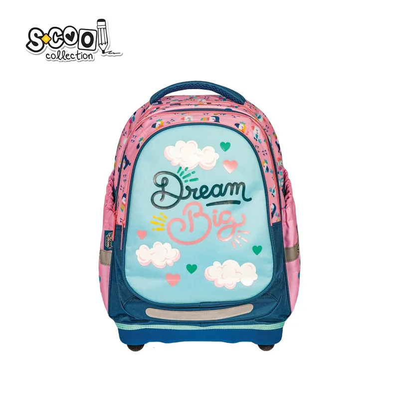 Ghiozdan S-Cool Dream Big Birds 39x38x19.5cm
