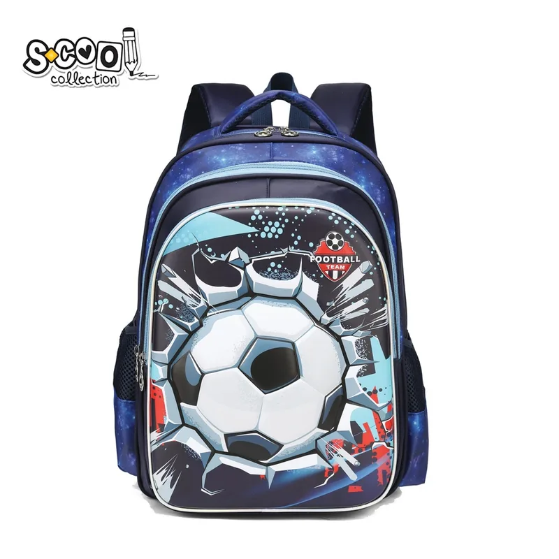 Ghiozdan S-Cool Football 3D 41x31x24cm