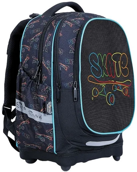 Ghiozdan S. Cool Skate Anatomic cu Fund Rigid