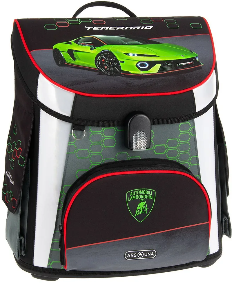 Ghiozdan Scolar Ars Una Compact Lamborghini Verde