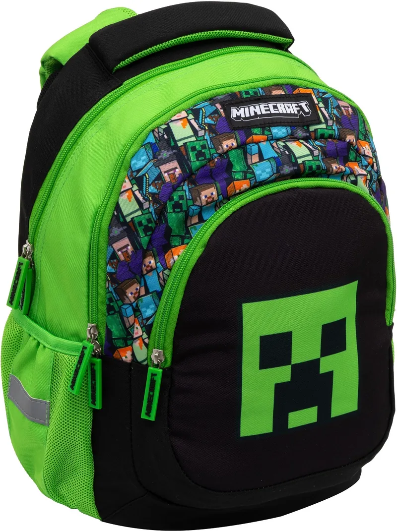 Ghiozdan Scolar Astra Minecraft 3 Compartimente