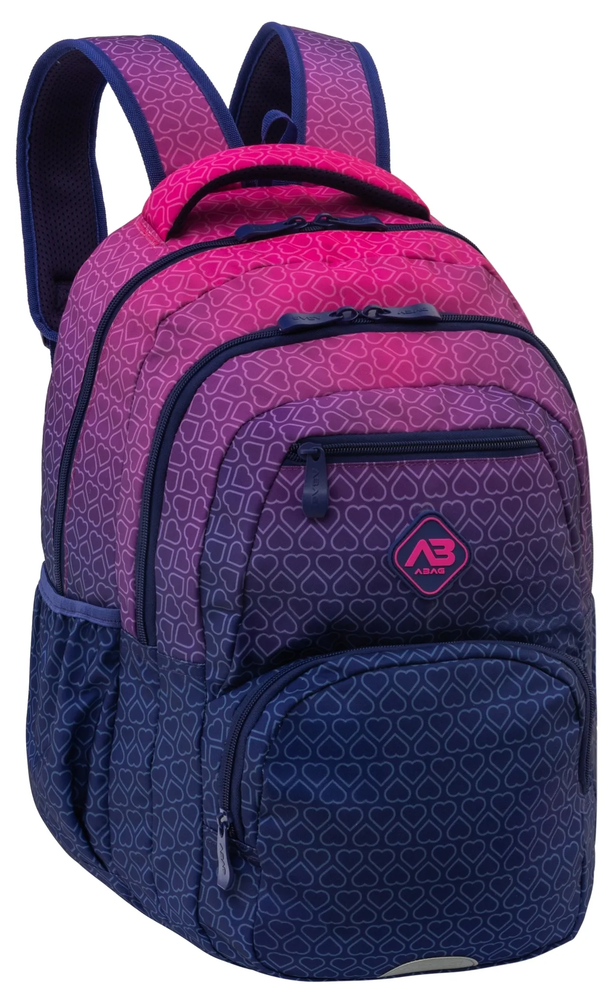 Ghiozdan Scolar Astra Pink Ombre 3 Compartimente
