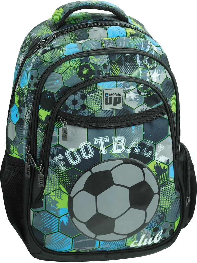 Ghiozdan Scolar Back Me Up Football Club 2 Compartimente
