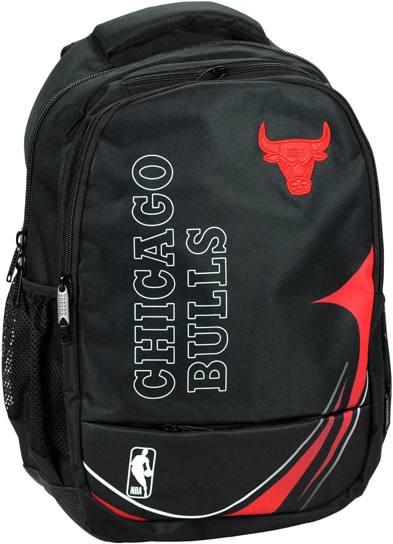 Ghiozdan Scolar Back Me Up NBA Chicago Bulls 2 Compartimente