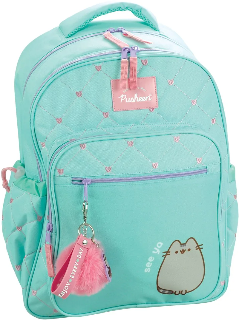 Ghiozdan Școlar Back Me Up Pusheen 2 Compartimente