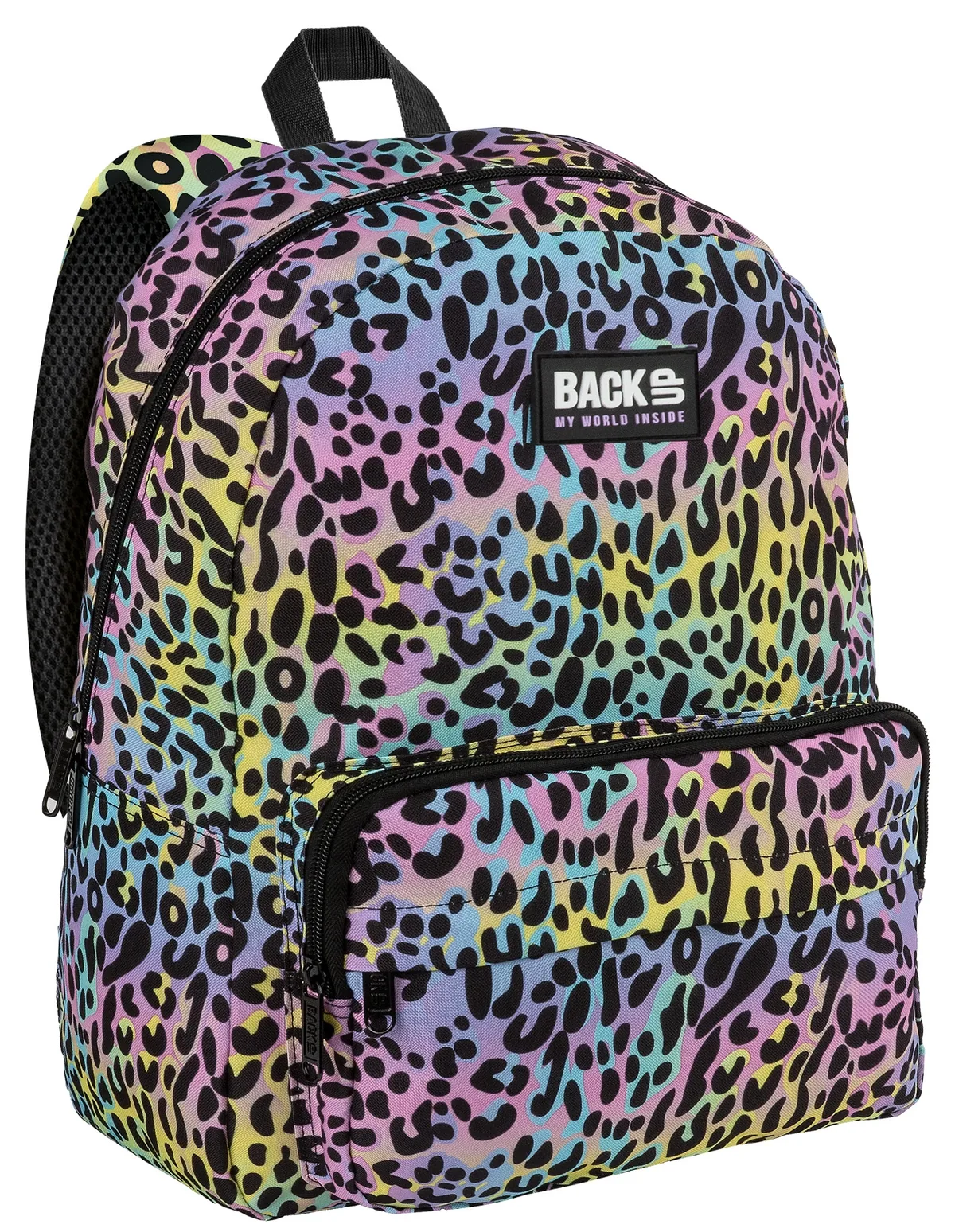 Ghiozdan Școlar BackUp 8 C Rainbow Leopard